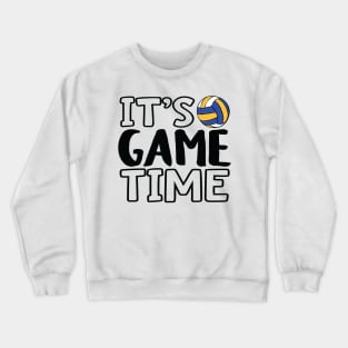 "It's Game Time", Volleyball Crewneck Sweatshirt